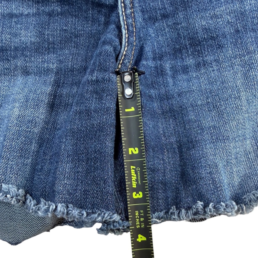Kut from the Kloth Gidget Frey Shorts Womens 4 Blue Denim Cutoff Excellent - Picture 5 of 7
